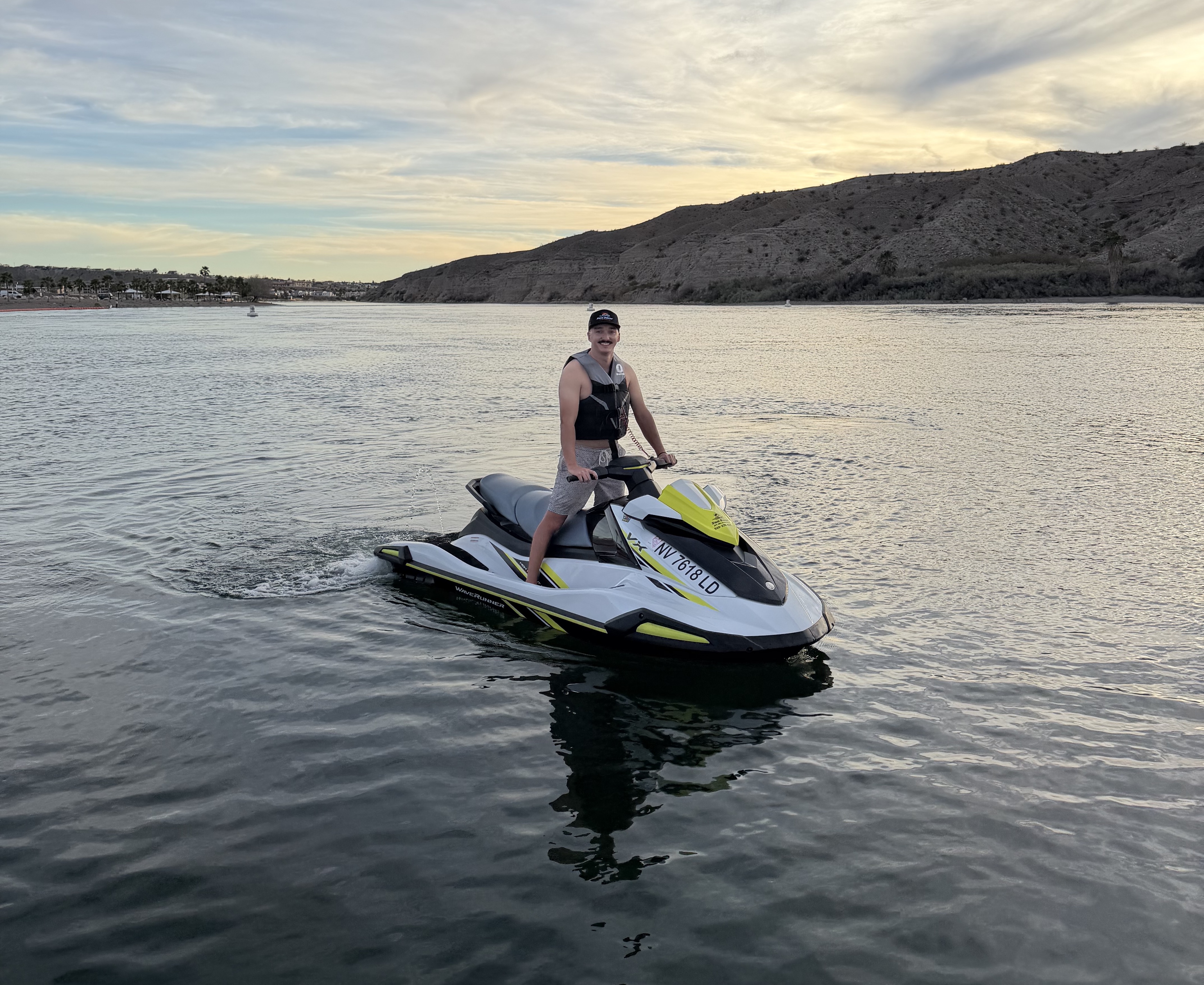 Jet ski adventure on a weekend